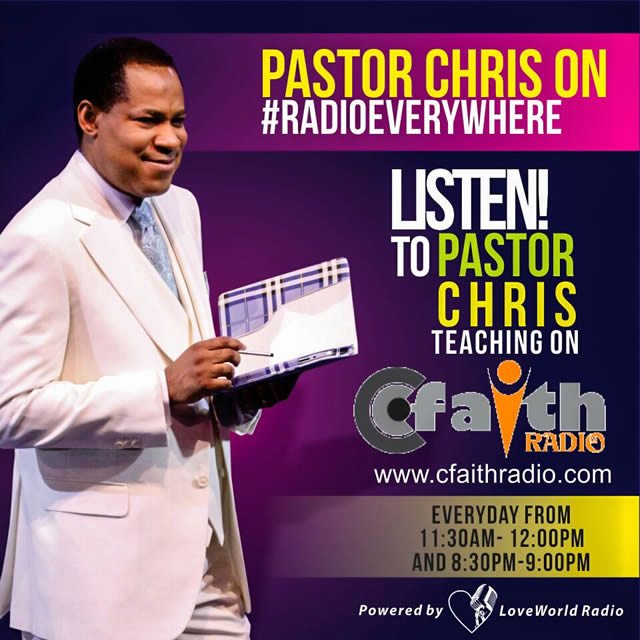 Pastor Chris On Cfaith Radio