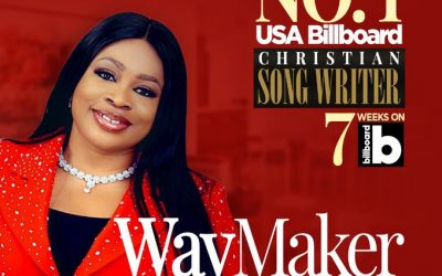 Sinach makes history. – Becomes First African To Top Billboard