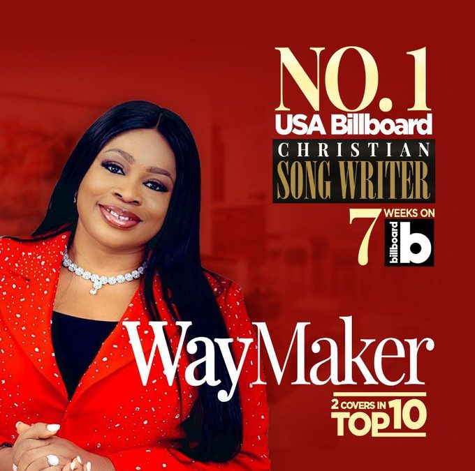Sinach makes history. – Becomes First African To Top Billboard