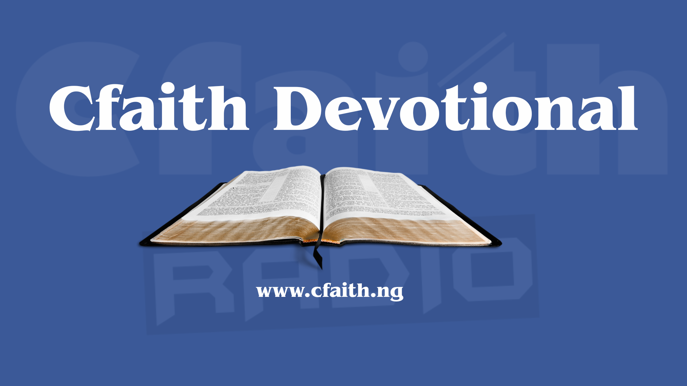 Cfaith Devotional – Love That Speaks Life